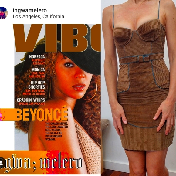 House of CB Dresses & Skirts - Nwt Ingwa Melero cocoa bustier 70s corded mini dress 0/2